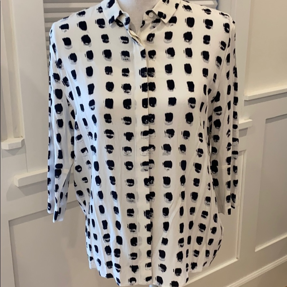 NWT Black and White Blouse (& other stories)